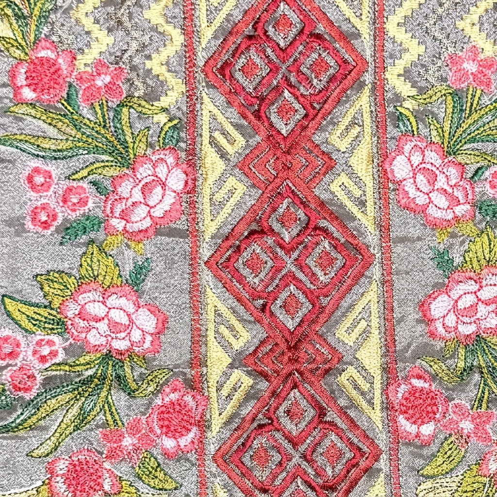 Multicolour Thread Embroidery