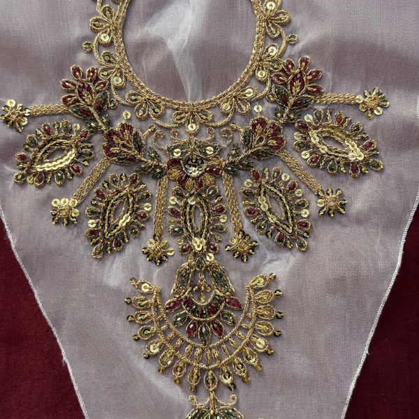 Maharani Gold Neckline