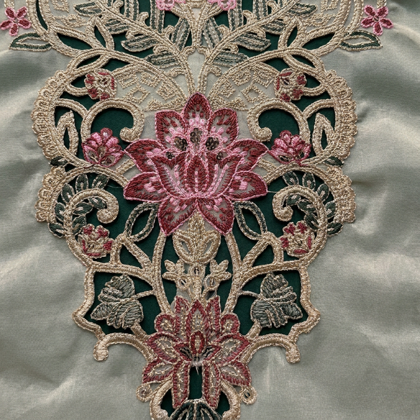 Heavy Thread and Cutwork Embroidery