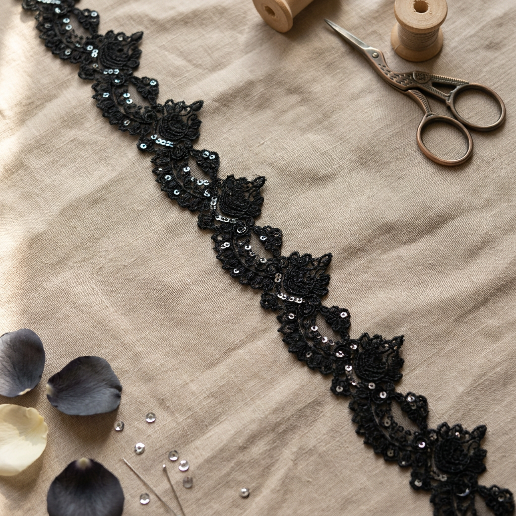 Black Sequin Design