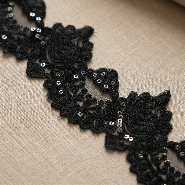 Black Sequin Design