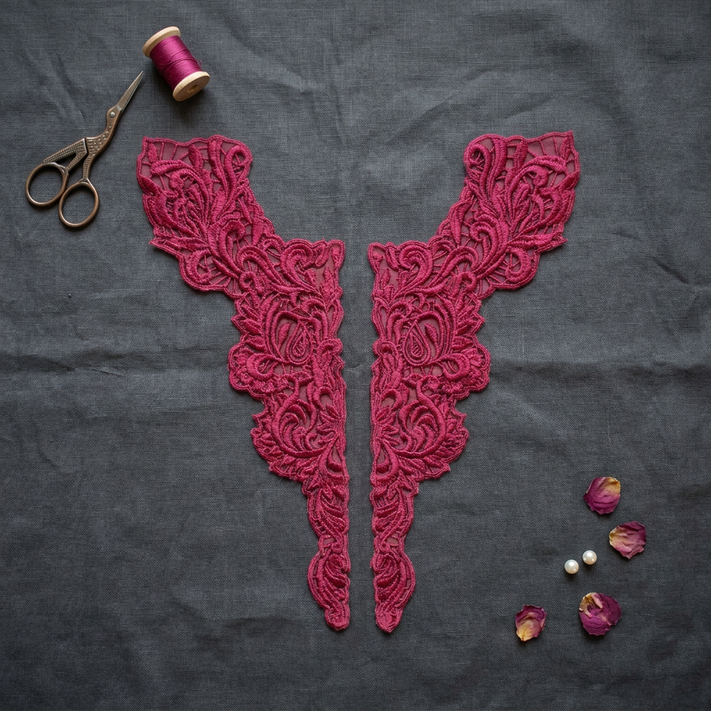 Magenta Resham Work