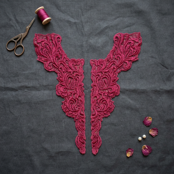 Magenta Resham Work
